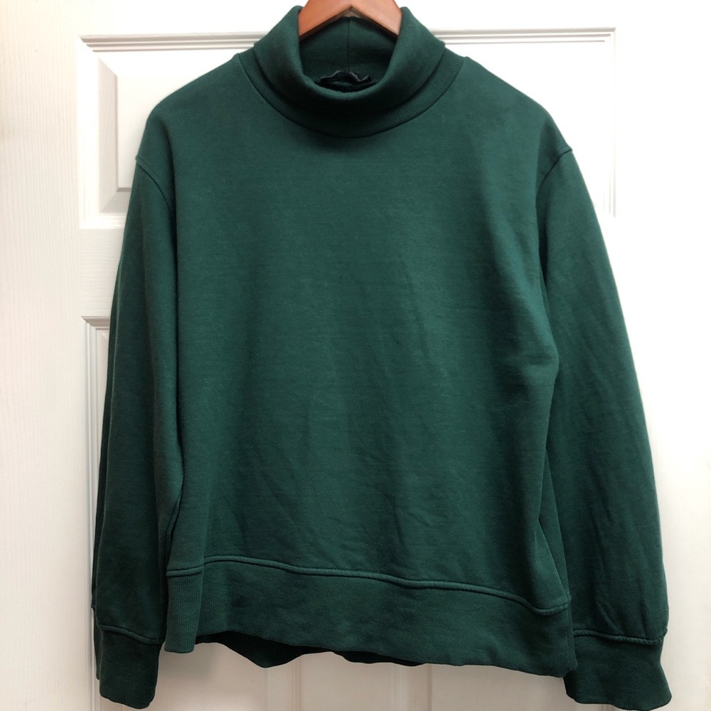 Zara Women’s Forest Green Turtleneck Sweater Large